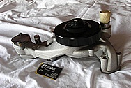 2011 Chevy LS1 Aluminum Water Pump BEFORE Chrome-Like Metal Polishing and Buffing Services