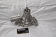 Engine Aluminum Water Pump BEFORE Chrome-Like Metal Polishing and Buffing Services / Restoration Services 