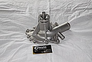 Engine Aluminum Water Pump BEFORE Chrome-Like Metal Polishing and Buffing Services / Restoration Services 
