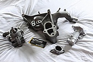 1993 Mazda RX7 Water Pump Pieces BEFORE Chrome-Like Metal Polishing and Buffing Services / Restoration Services 