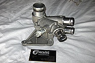 2010 Ford GT500 Aluminum Thermostat Housing Piece BEFORE Chrome-Like Metal Polishing and Buffing Services / Restoration Services