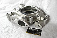 Aluminum Water Pump BEFORE Chrome-Like Metal Polishing and Buffing Services / Restoration Services