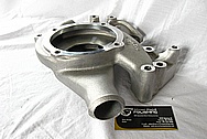 Aluminum Water Pump BEFORE Chrome-Like Metal Polishing and Buffing Services / Restoration Services