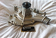 Aluminum Ford Racing Water Pump BEFORE Chrome-Like Metal Polishing and Buffing Services / Restoration Services