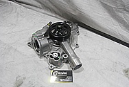 Aluminum Water Pump & Pulley BEFORE Chrome-Like Metal Polishing and Buffing Services / Restoration Services 