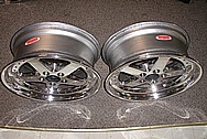 Aluminum 18" Racing Wheel AFTER Chrome-Like Metal Polishing and Buffing Services