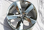 Dodge Challenger Aluminum 20" Wheel AFTER Chrome-Like Metal Polishing and Buffing Services