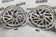 Aluminum Truck Wheels AFTER Chrome-Like Metal Polishing - Aluminum Polishing Services