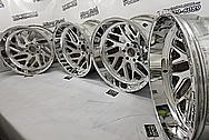 Aluminum Truck Wheels AFTER Chrome-Like Metal Polishing - Aluminum Polishing Services