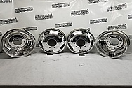 Aluminum Truck Wheels AFTER Chrome-Like Metal Polishing - Aluminum Polishing Services