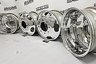 Aluminum Truck Wheels AFTER Chrome-Like Metal Polishing - Aluminum Polishing Services