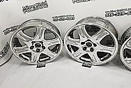 Wheels AFTER Chrome-Like Metal Polishing - Aluminum Polishing Services