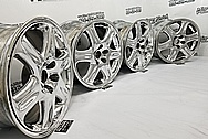 Wheels AFTER Chrome-Like Metal Polishing - Aluminum Polishing Services