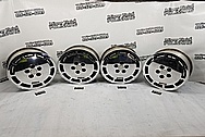 Ford Mustang Aluminum Wheels AFTER Chrome-Like Metal Polishing - Aluminum Polishing Services