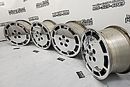 Ford Mustang Aluminum Wheels AFTER Chrome-Like Metal Polishing - Aluminum Polishing Services