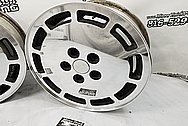 Ford Mustang Aluminum Wheels AFTER Chrome-Like Metal Polishing - Aluminum Polishing Services