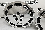 Ford Mustang Aluminum Wheels AFTER Chrome-Like Metal Polishing - Aluminum Polishing Services