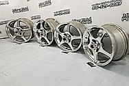 Toyota MR-2 Aluminum Wheels AFTER Chrome-Like Metal Polishing - Aluminum Polishing Services