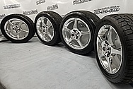 Toyota MR-2 Aluminum Wheels AFTER Chrome-Like Metal Polishing - Aluminum Polishing Services