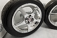 Toyota MR-2 Aluminum Wheels AFTER Chrome-Like Metal Polishing - Aluminum Polishing Services