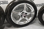 Toyota MR-2 Aluminum Wheels AFTER Chrome-Like Metal Polishing - Aluminum Polishing Services