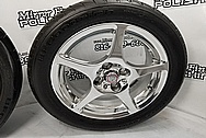 Toyota MR-2 Aluminum Wheels AFTER Chrome-Like Metal Polishing - Aluminum Polishing Services