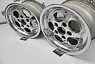 Porsche Aluminum Wheels AFTER Chrome-Like Metal Polishing and Buffing Services - Aluminum Polishing - Wheel Polishing 