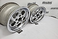 Porsche Aluminum Wheels AFTER Chrome-Like Metal Polishing and Buffing Services - Aluminum Polishing - Wheel Polishing 