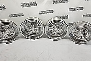 Aluminum Kidney Bean Wheels AFTER Chrome-Like Polishing and Buffing - Aluminum Polishing - Wheel Polishing