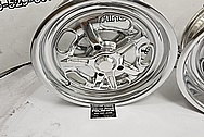 Aluminum Kidney Bean Wheels AFTER Chrome-Like Polishing and Buffing - Aluminum Polishing - Wheel Polishing