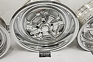 Aluminum Kidney Bean Wheels AFTER Chrome-Like Polishing and Buffing - Aluminum Polishing - Wheel Polishing