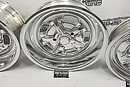 Aluminum Kidney Bean Wheels AFTER Chrome-Like Polishing and Buffing - Aluminum Polishing - Wheel Polishing