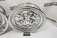 Aluminum Kidney Bean Wheels AFTER Chrome-Like Polishing and Buffing - Aluminum Polishing - Wheel Polishing