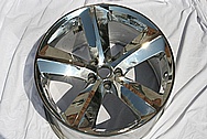 Dodge Challenger 20" Aluminum Wheels AFTER Chrome-Like Metal Polishing and Buffing Services