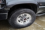 GMC 2500 Truck Wheels & Centercaps AFTER Chrome-Like Metal Polishing and Buffing Services / Restoration Services - Wheel Polishing - Aluminum Polishing