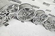 BMW Aluminum Wheels AFTER Chrome-Like Metal Polishing and Buffing Services / Restoration Services - Wheel Polishing 