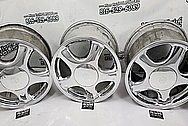 1993 - 1998 Toyota Supra Aluminum Wheels AFTER Chrome-Like Metal Polishing and Buffing Services / Restoration Services - Aluminum Polishing - Wheel Polishing 