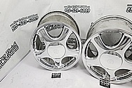 1993 - 1998 Toyota Supra Aluminum Wheels AFTER Chrome-Like Metal Polishing and Buffing Services / Restoration Services - Aluminum Polishing - Wheel Polishing 