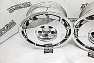 Aluminum Wheels AFTER Chrome-Like Metal Polishing and Buffing Services / Restoration Services - Aluminum Polishing - Wheel Polishing