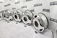 Aluminum Truck Wheels AFTER Chrome-Like Metal Polishing and Buffing Services / Restoration Services - Aluminum Polishing - Wheel Polishing