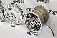 Fenton Gyro Slots Aluminum Wheels AFTER Chrome-Like Metal Polishing - Aluminum Polishing - Wheel Polishing Services