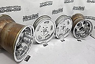 Fenton Gyro Slots Aluminum Wheels AFTER Chrome-Like Metal Polishing - Aluminum Polishing - Wheel Polishing Services