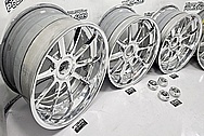 Aluminum Wheels AFTER Chrome-Like Metal Polishing - Aluminum Polishing - Wheel Polishing Services