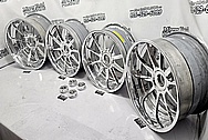 Aluminum Wheels AFTER Chrome-Like Metal Polishing - Aluminum Polishing - Wheel Polishing Services