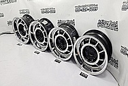 Buick Grand National Aluminum Wheels AFTER Chrome-Like Metal Polishing - Aluminum Polishing - Motorcycle Parts Polishing - Wheel Polishing