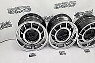 Buick Grand National Aluminum Wheels AFTER Chrome-Like Metal Polishing - Aluminum Polishing - Motorcycle Parts Polishing - Wheel Polishing