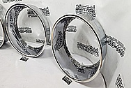 Nissan 350Z Aluminum Wheel Lips AFTER Chrome-Like Metal Polishing - Aluminum Polishing - Wheel Polishing