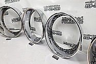 Nissan 350Z Aluminum Wheel Lips AFTER Chrome-Like Metal Polishing - Aluminum Polishing - Wheel Polishing