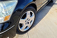 Lexus LS 430 Aluminum Wheels AFTER Chrome-Like Metal Polishing and Buffing Services / Restoration Services - Aluminum Polishing - Wheel Polishing 