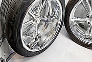 American Racing Aluminum Wheels AFTER Chrome-Like Metal Polishing and Buffing Services / Restoration Services - Aluminum Polishing - Wheel Polishing